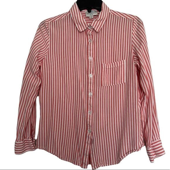 😊 3/$30
Francesca’s Jun & Ivy Striped Button down Sz Small, very soft! - Picture 9 of 12
